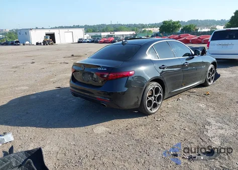 2019 Alfa Romeo Giulia Ti from USA, damaged, VIN ZARFANBN0K7603561